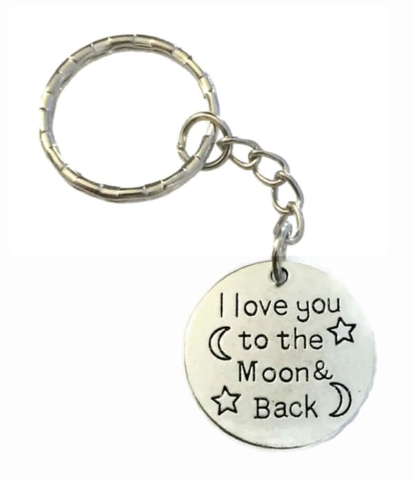 Nyckelring I Love You To The Moon.... Partner / Kompis