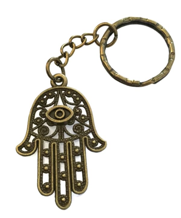 Keyring - Hamsa Hand - Fatima - Bronze