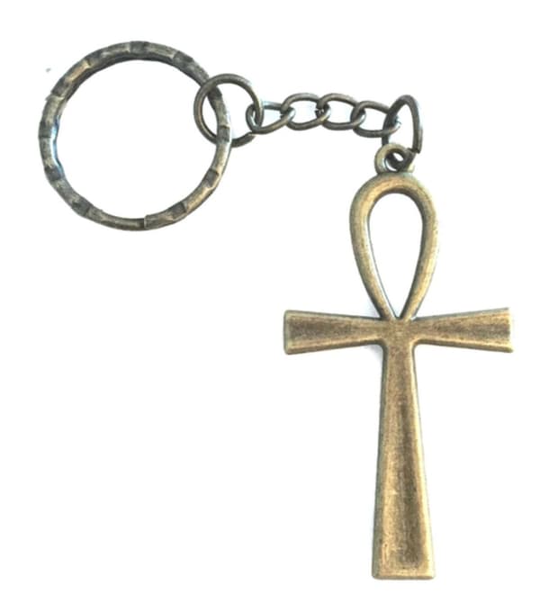 Keyring - Ankh - Egyptian - Bronze