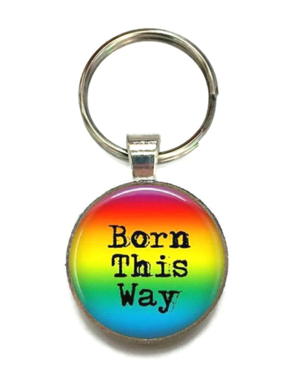 Keyring - Born This Way - LGBT - Rainbow