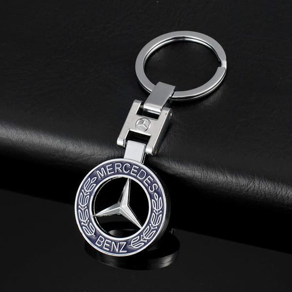 Mercedes-Benz nøkkelring blå