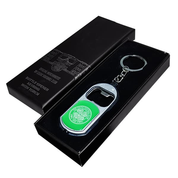 Celtic Torch Light Bottle Opener Keyring