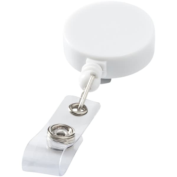 Bullet Lech Roller Clip White 1.5 x 3 cm