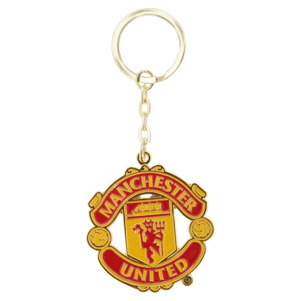 Manchester United FC Officiel metal fodbold våbenskjold nøglering