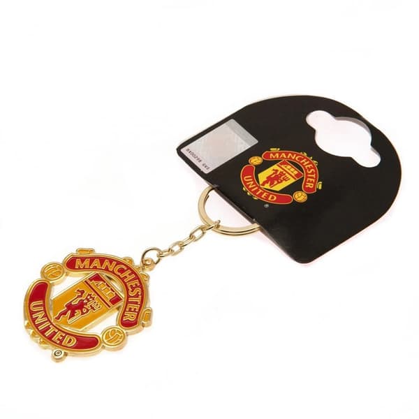 Manchester United FC Officiel fodboldnøglering med våbenskjold
