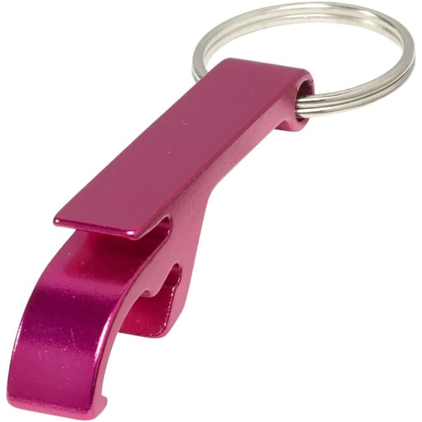 Bullet Tao Alu Bottle And Can Opener Key Chain Magenta 5.5 x 1 x 1.5 cm