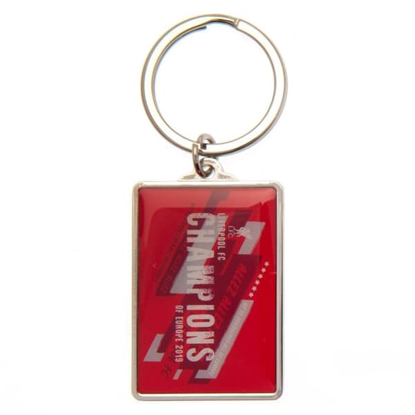 Liverpool FC Champions Of Europe Keyring Red One Size