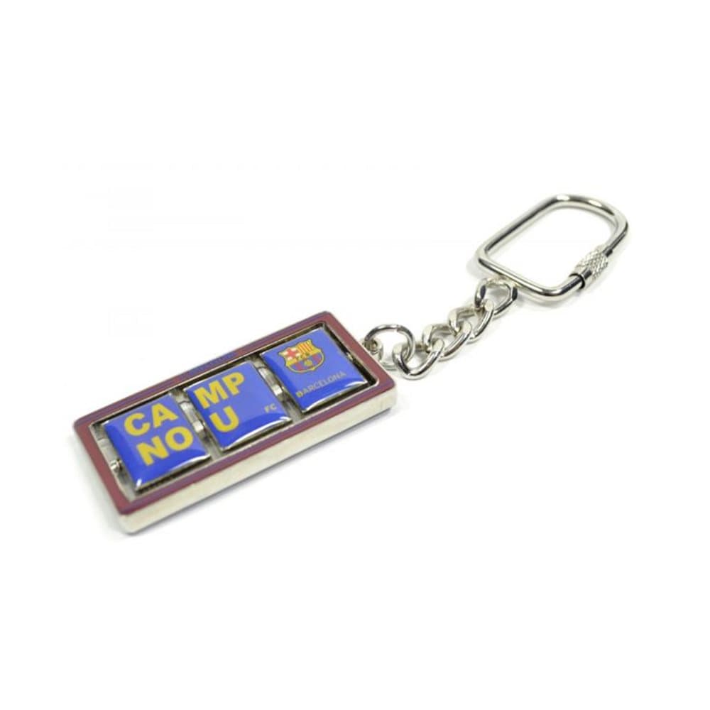 FC Barcelona Official Football Spinner Keryring