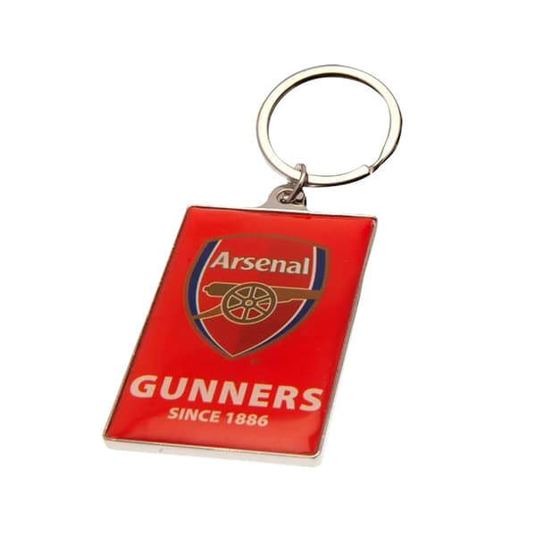 Arsenal FC Deluxe Keyring Red/Black One Size