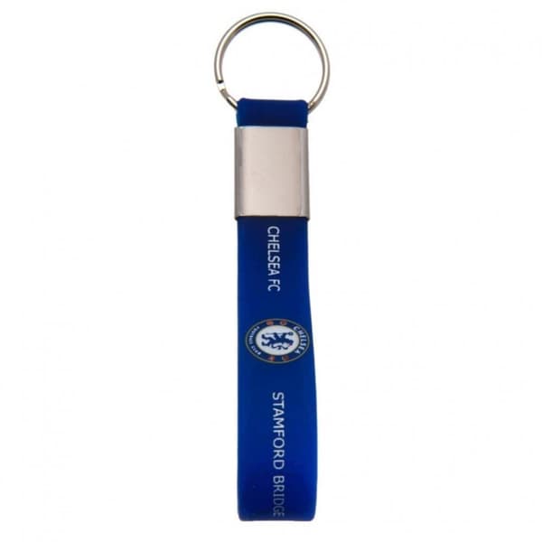 Chelsea FC Silicone Keyring Blue One Size