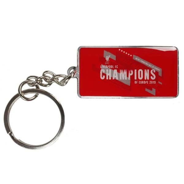 Liverpool FC Champions Of Europe Keyring Red One Size