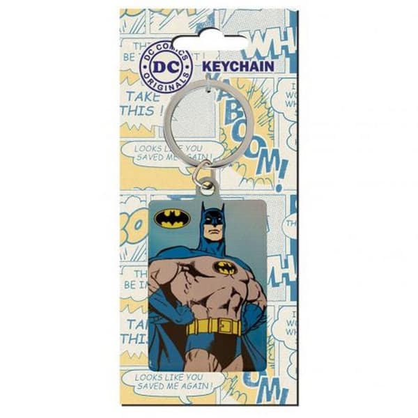 DC Comics Batman nøglering i metal