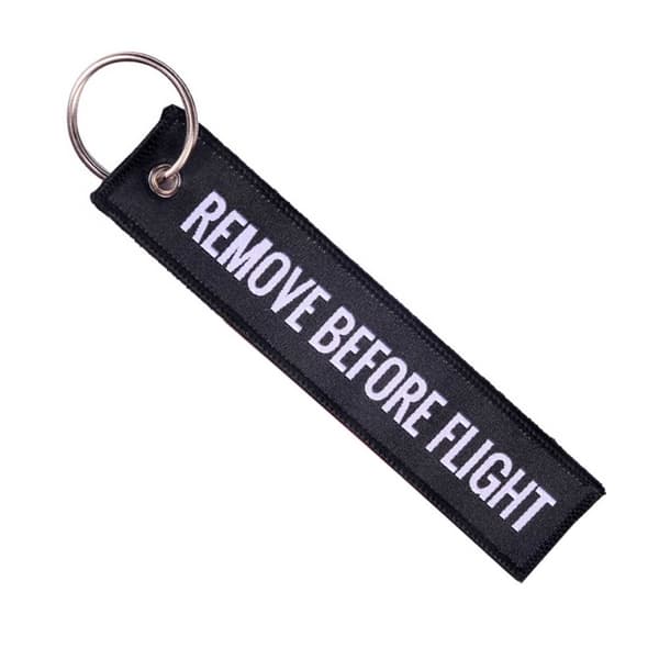 Nyckelring Remove Before Flight Pilot Bomberjacka – Svart