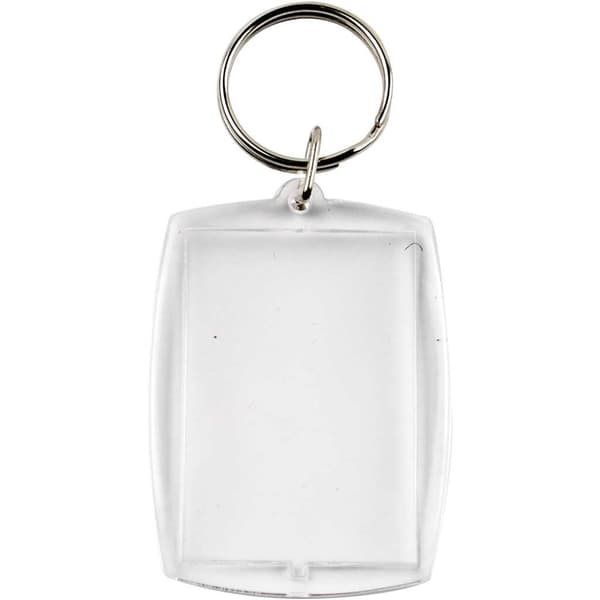 Nyckelringar berlocker - 40x50 mm - Rektangulär - 25 st