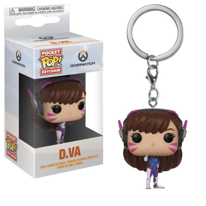 Funko Pocket Pop nøglering! Overwatch: D.Va
