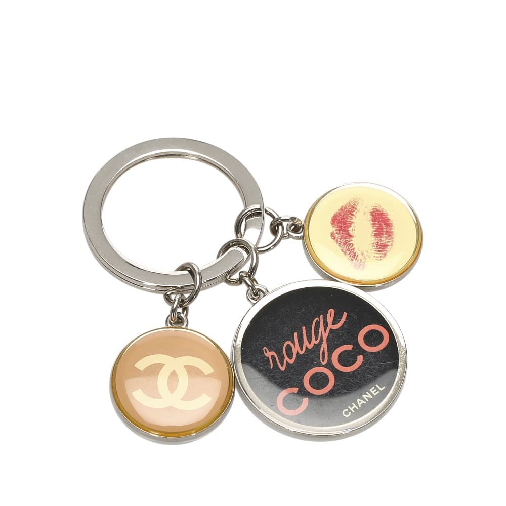 Chanel CC Coco Key Chain Silver