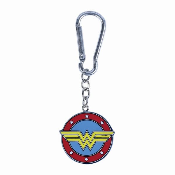 Wonder Woman Logo 3D nøglering Red/Blue/Yellow One Size
