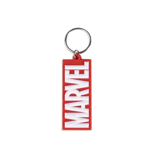 Marvel Logo nøglering Red/White One Size