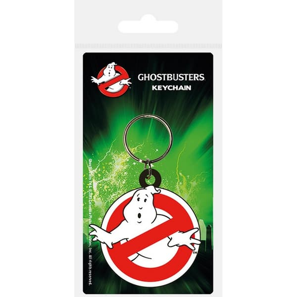 Ghostbusters Logo gummi nøglering