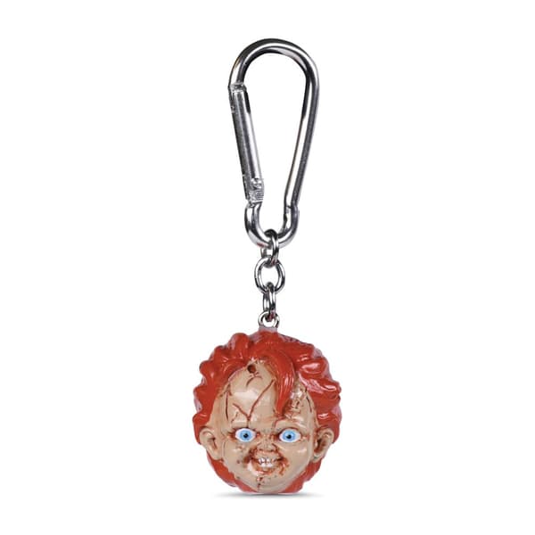 Childs Play Hoved Chucky 3D nøglering