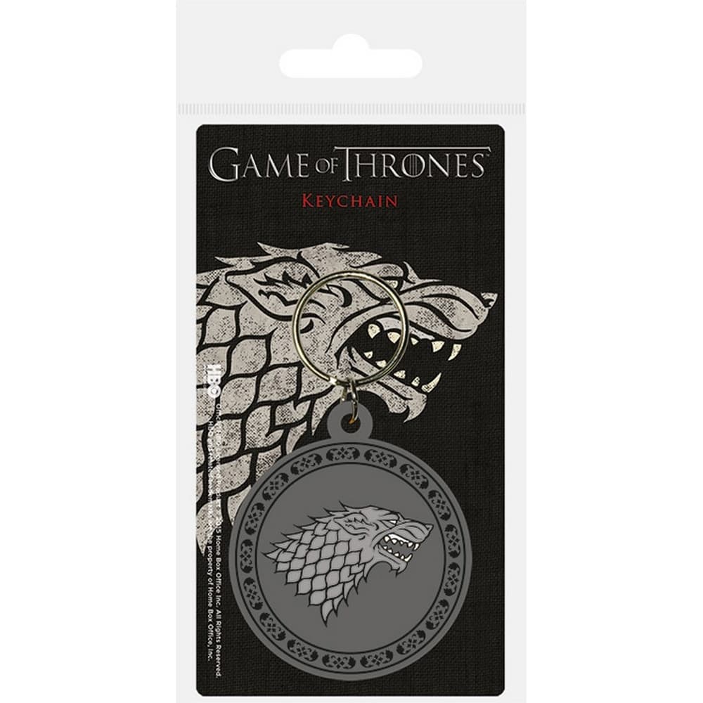 Game of Thrones Stark Rubber Keyring