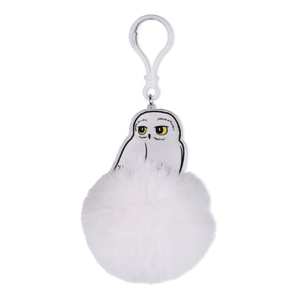 Harry Potter Pom Pom Hedwig nyckelring White One Size