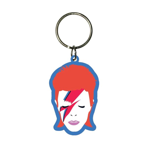 David Bowie Aladdin Sane Keyring Multicoloured One Size