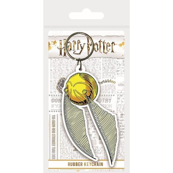 Harry Potter Golden Snitch Keyring Golden Yellow One Size