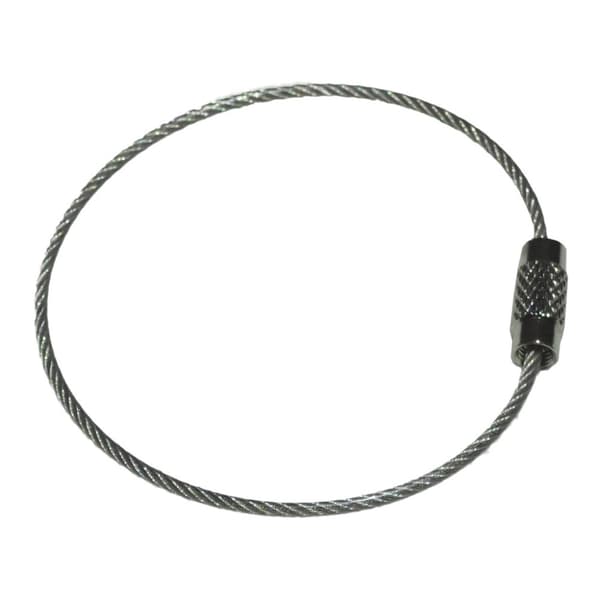 Nøglering i ståltråd - 50 mm diameter - 1,5 mm tykkelse - Flere farvevalg