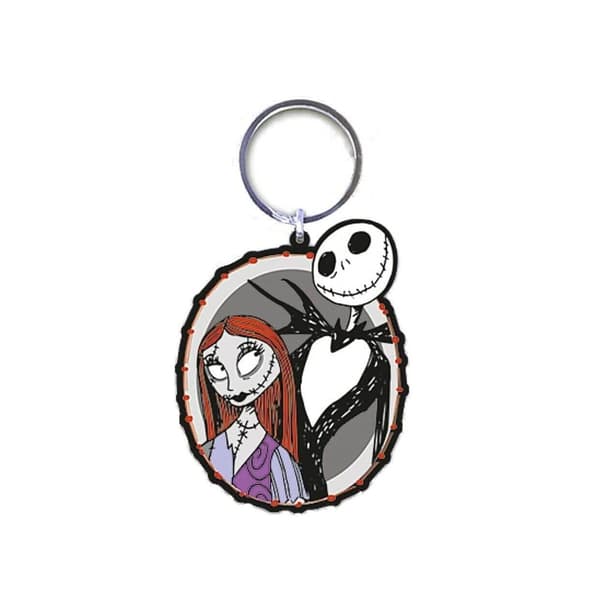 Nightmare Before Christmas Jack and Sally Keyring Multicoloured One Size