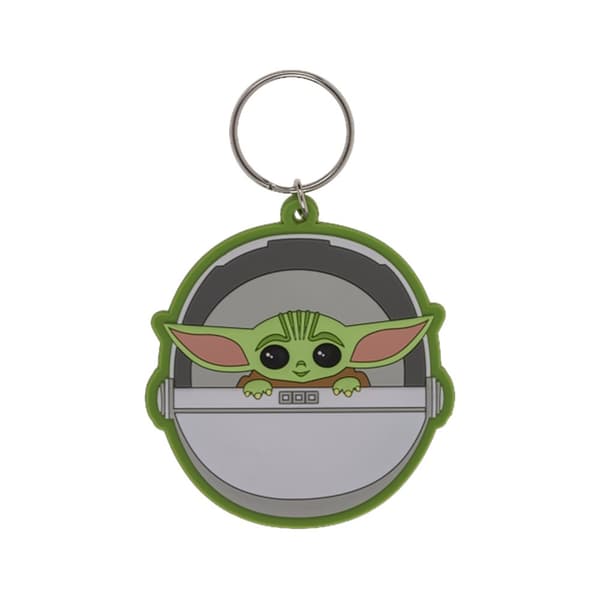 Star Wars: The Mandalorian The Child Keyring Grey/Green One Size