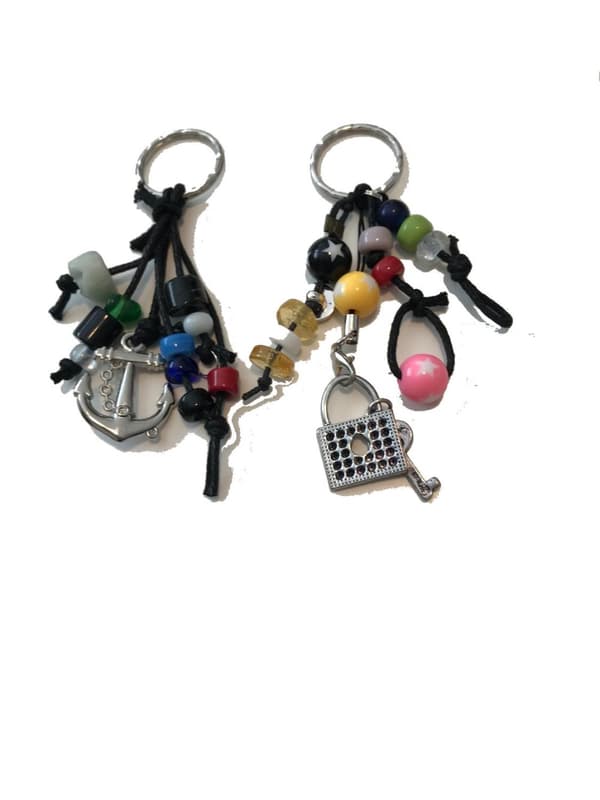 2 pack antistress nyckelringar olika former unisex