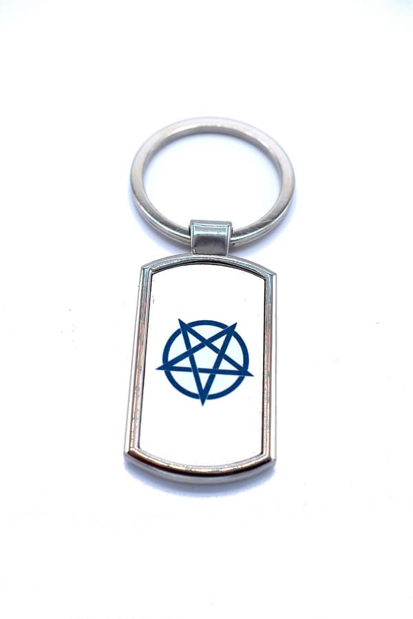 Pentagram - Nyckelring