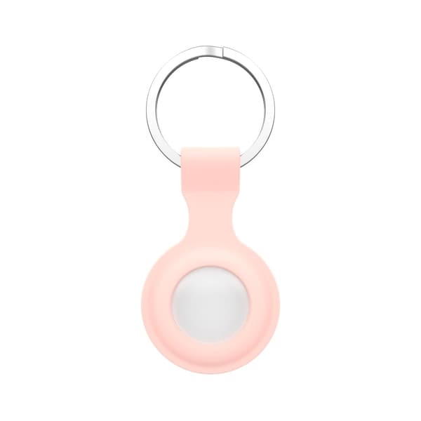 Apple Airtags nyckelring med ett silikonskal - Rosa