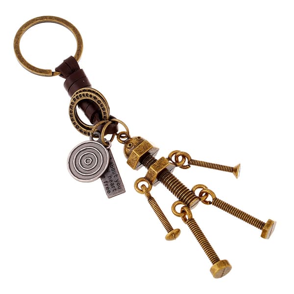 Vacker nyckelring i Steampunk-stil - nuts n bolt