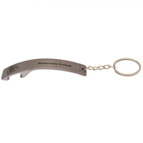 Newcastle United FC Bottle Opener Keyring Silver One Size