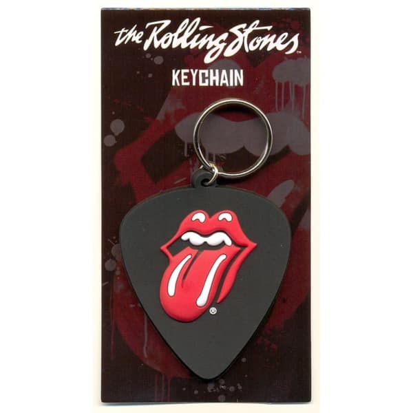 The Rolling Stones Plectrum gummi nyckelring