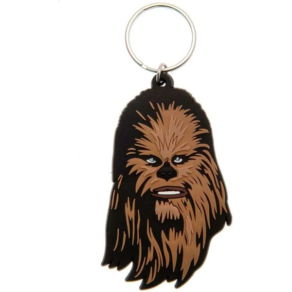 Star Wars Chewbacca nyckelring i gummi Brown/Black One Size
