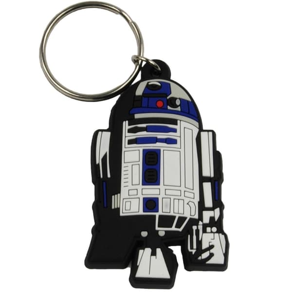 Star Wars Rubber R2-D2 Keyring Multicoloured One Size