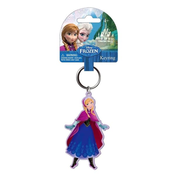 Disney Official Frozen Anna Soft Touch Key Chain Multicoloured One Size