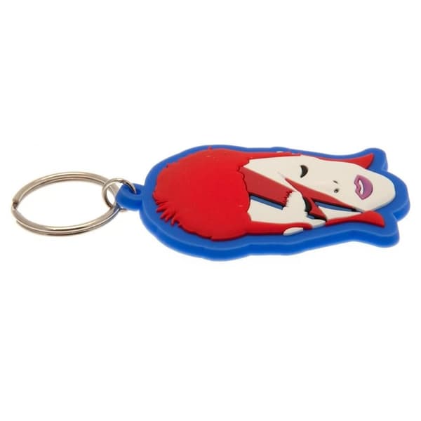 David Bowie Rubber Keyring