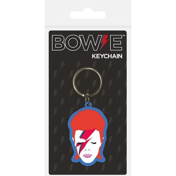 David Bowie Rubber Keyring