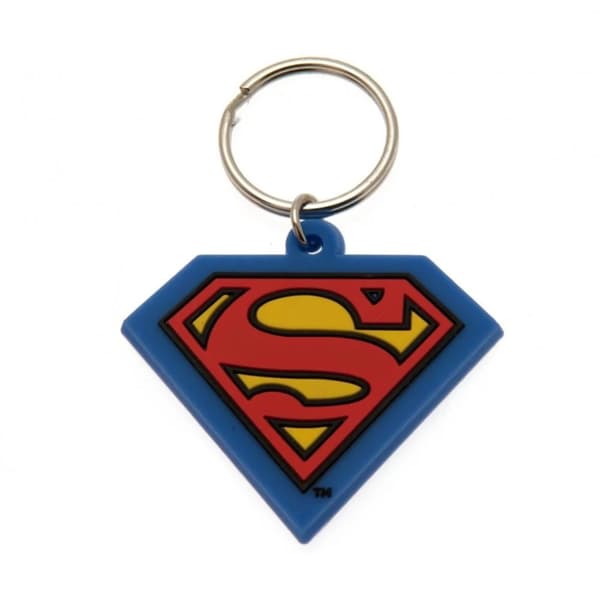 Superman Nyckelring med sköld Blue/Red/Yellow One Size