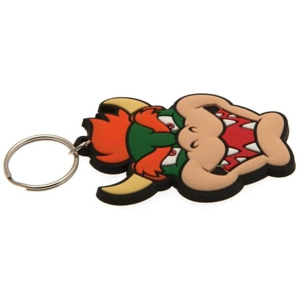 Super Mario Bowser nyckelring i gummi
