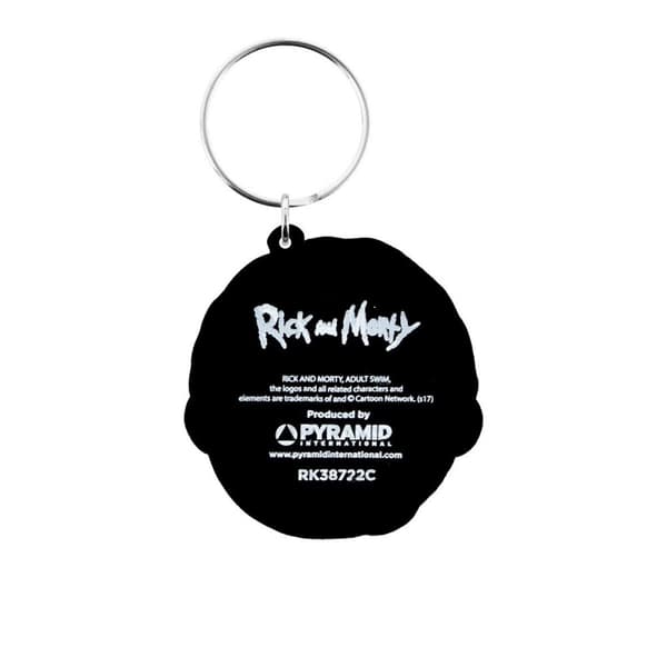 Rick And Morty Terrified Face Morty Keyring