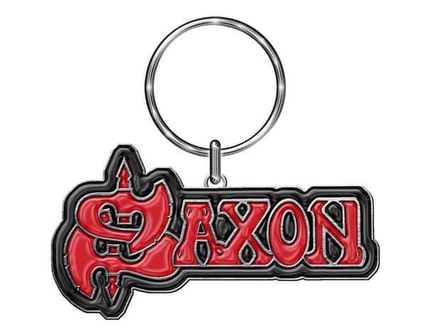 Saxon Keyring keychain Classic Band Logo Official One Size