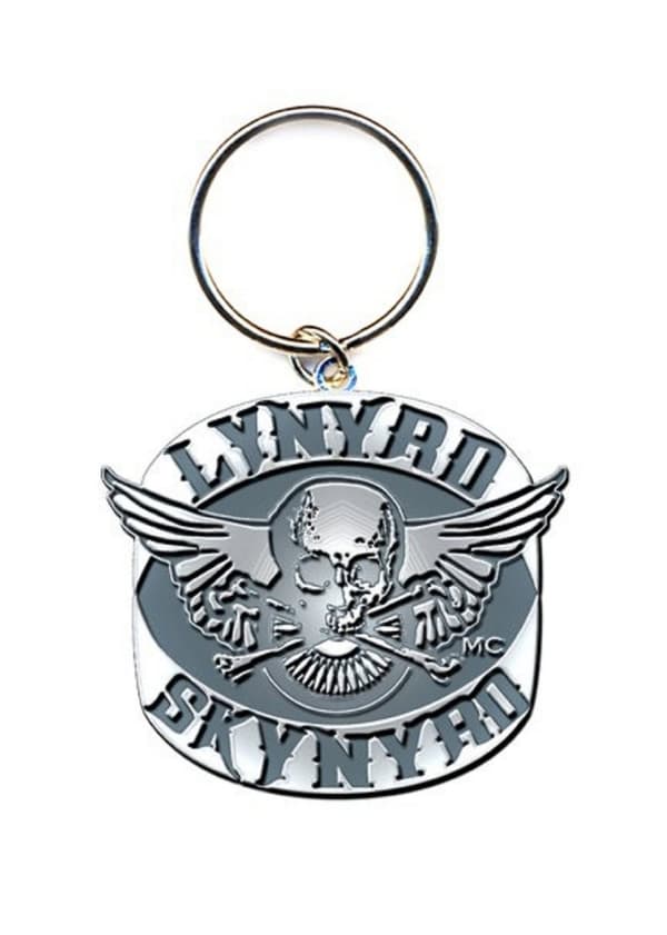 Lynyrd Skynyrd Keyring Keychain Biker Patch classic Logo Official One Size