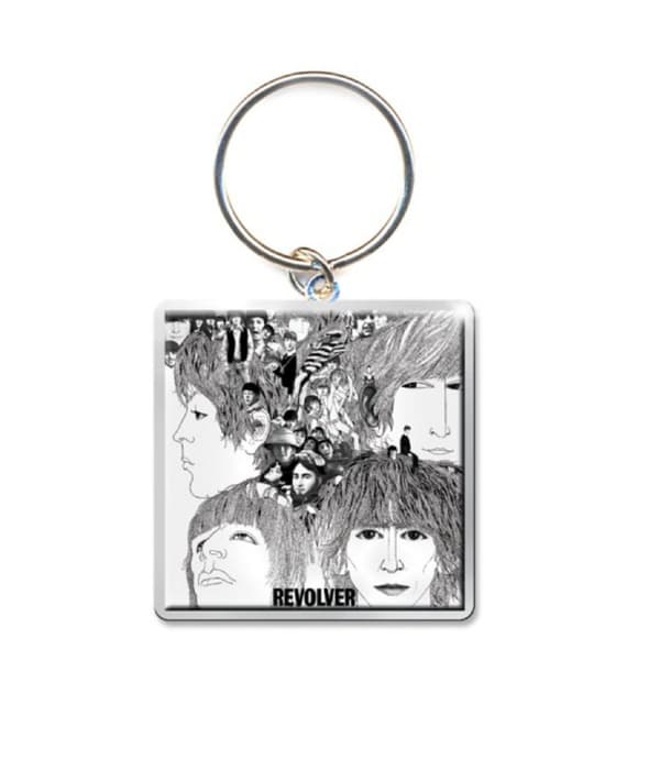 The Beatles Keychain Revolver Album Official One Size