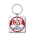Miniatyrbild 2 av 4: The Beatles Keychain I Love the Beatles Official One Size