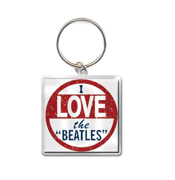 The Beatles Keychain I Love the Beatles Official One Size